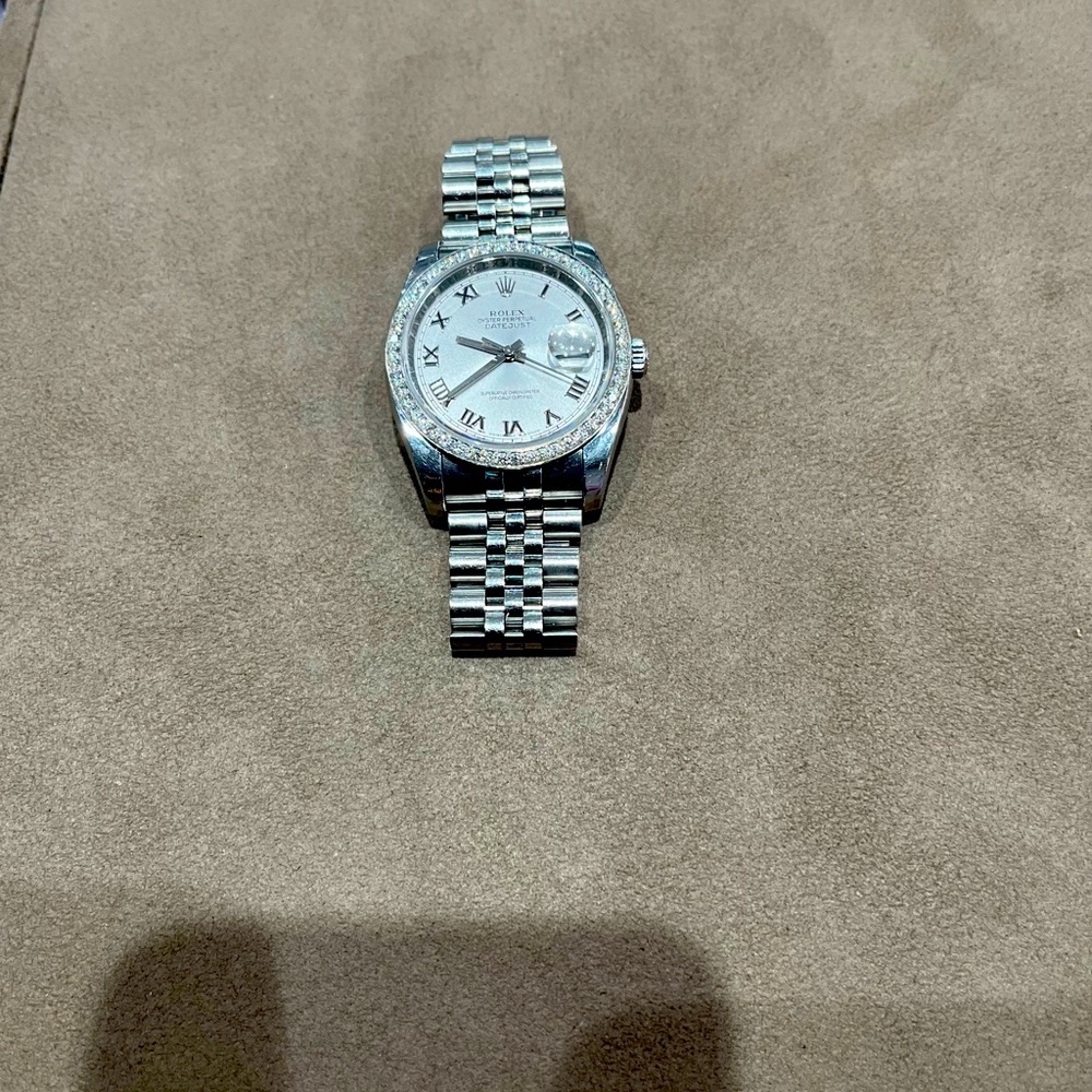 2013 model Rolex date just Roman Dial presidential clasp preowned
